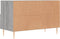 vidaXL - Tv-meubel - 80x36x50 - cm - bewerkt - hout - grijs - sonoma - eikenkleurig
