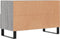 vidaXL - Tv-meubel - 80x36x50 - cm - bewerkt - hout - grijs - sonoma - eikenkleurig