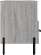 vidaXL - Tv-meubel - 80x36x50 - cm - bewerkt - hout - grijs - sonoma - eikenkleurig