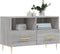 vidaXL - Tv-meubel - 80x36x50 - cm - bewerkt - hout - grijs - sonoma - eikenkleurig