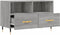 vidaXL - Tv-meubel - 80x36x50 - cm - bewerkt - hout - grijs - sonoma - eikenkleurig