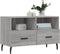 vidaXL - Tv-meubel - 80x36x50 - cm - bewerkt - hout - grijs - sonoma - eikenkleurig