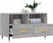 vidaXL - Tv-meubel - 80x36x50 - cm - bewerkt - hout - grijs - sonoma - eikenkleurig