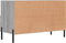 vidaXL - Tv-meubel - 80x36x50 - cm - bewerkt - hout - grijs - sonoma - eikenkleurig