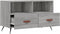 vidaXL - Tv-meubel - 80x36x50 - cm - bewerkt - hout - grijs - sonoma - eikenkleurig