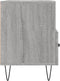 vidaXL - Tv-meubel - 80x36x50 - cm - bewerkt - hout - grijs - sonoma - eikenkleurig