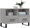 vidaXL - Tv-meubel - 80x36x50 - cm - bewerkt - hout - grijs - sonoma - eikenkleurig