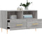 vidaXL - Tv-meubel - 80x36x50 - cm - bewerkt - hout - grijs - sonoma - eikenkleurig