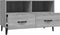 vidaXL - Tv-meubel - 80x36x50 - cm - bewerkt - hout - grijs - sonoma - eikenkleurig