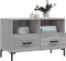 vidaXL - Tv-meubel - 80x36x50 - cm - bewerkt - hout - grijs - sonoma - eikenkleurig