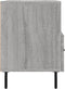 vidaXL - Tv-meubel - 80x36x50 - cm - bewerkt - hout - grijs - sonoma - eikenkleurig