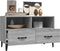 vidaXL - Tv-meubel - 80x36x50 - cm - bewerkt - hout - grijs - sonoma - eikenkleurig