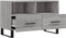 vidaXL - Tv-meubel - 80x36x50 - cm - bewerkt - hout - grijs - sonoma - eikenkleurig
