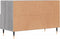 vidaXL - Tv-meubel - 80x36x50 - cm - bewerkt - hout - grijs - sonoma - eikenkleurig