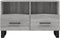 vidaXL - Tv-meubel - 80x36x50 - cm - bewerkt - hout - grijs - sonoma - eikenkleurig