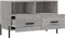 vidaXL - Tv-meubel - 80x36x50 - cm - bewerkt - hout - grijs - sonoma - eikenkleurig