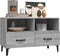 vidaXL - Tv-meubel - 80x36x50 - cm - bewerkt - hout - grijs - sonoma - eikenkleurig