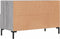 vidaXL - Tv-meubel - 80x36x50 - cm - bewerkt - hout - grijs - sonoma - eikenkleurig
