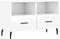 vidaXL - Tv-meubel - 80x36x50 - cm - bewerkt - hout - hoogglans - wit