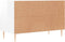 vidaXL - Tv-meubel - 80x36x50 - cm - bewerkt - hout - hoogglans - wit
