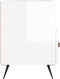 vidaXL - Tv-meubel - 80x36x50 - cm - bewerkt - hout - hoogglans - wit