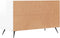 vidaXL - Tv-meubel - 80x36x50 - cm - bewerkt - hout - hoogglans - wit