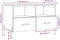 vidaXL - Tv-meubel - 80x36x50 - cm - bewerkt - hout - hoogglans - wit
