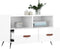 vidaXL - Tv-meubel - 80x36x50 - cm - bewerkt - hout - hoogglans - wit