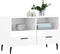vidaXL - Tv-meubel - 80x36x50 - cm - bewerkt - hout - hoogglans - wit