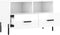 vidaXL - Tv-meubel - 80x36x50 - cm - bewerkt - hout - hoogglans - wit