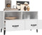 vidaXL - Tv-meubel - 80x36x50 - cm - bewerkt - hout - hoogglans - wit