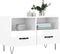 vidaXL - Tv-meubel - 80x36x50 - cm - bewerkt - hout - hoogglans - wit
