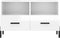 vidaXL - Tv-meubel - 80x36x50 - cm - bewerkt - hout - hoogglans - wit