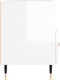 vidaXL - Tv-meubel - 80x36x50 - cm - bewerkt - hout - hoogglans - wit
