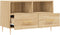 vidaXL - Tv-meubel - 80x36x50 - cm - bewerkt - hout - sonoma - eiken