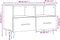 vidaXL - Tv-meubel - 80x36x50 - cm - bewerkt - hout - sonoma - eiken