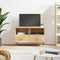 vidaXL - Tv-meubel - 80x36x50 - cm - bewerkt - hout - sonoma - eiken