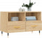 vidaXL - Tv-meubel - 80x36x50 - cm - bewerkt - hout - sonoma - eiken