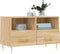 vidaXL - Tv-meubel - 80x36x50 - cm - bewerkt - hout - sonoma - eiken