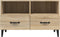 vidaXL - Tv-meubel - 80x36x50 - cm - bewerkt - hout - sonoma - eiken