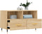 vidaXL - Tv-meubel - 80x36x50 - cm - bewerkt - hout - sonoma - eiken