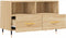 vidaXL - Tv-meubel - 80x36x50 - cm - bewerkt - hout - sonoma - eiken