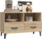 vidaXL - Tv-meubel - 80x36x50 - cm - bewerkt - hout - sonoma - eiken
