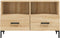 vidaXL - Tv-meubel - 80x36x50 - cm - bewerkt - hout - sonoma - eiken