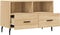 vidaXL - Tv-meubel - 80x36x50 - cm - bewerkt - hout - sonoma - eiken