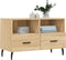 vidaXL - Tv-meubel - 80x36x50 - cm - bewerkt - hout - sonoma - eiken