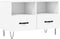 vidaXL - Tv-meubel - 80x36x50 - cm - bewerkt - hout - wit