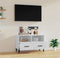 vidaXL - Tv-meubel - 80x36x50 - cm - bewerkt - hout - wit