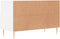 vidaXL - Tv-meubel - 80x36x50 - cm - bewerkt - hout - wit