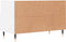 vidaXL - Tv-meubel - 80x36x50 - cm - bewerkt - hout - wit